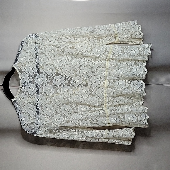 Nicole by Nicole Miller Floral Lace Cardigan - Picture 9 of 10